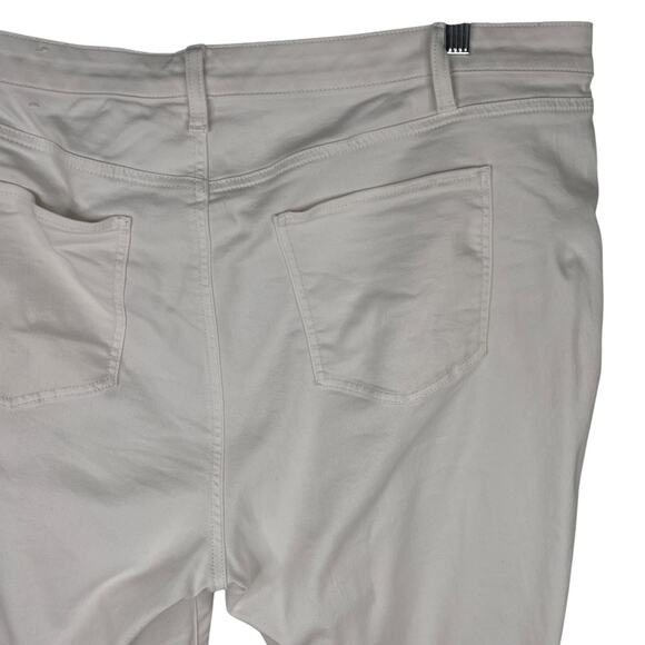 Talbots Straight Leg Crop Jean 20W White - Picture 5 of 12